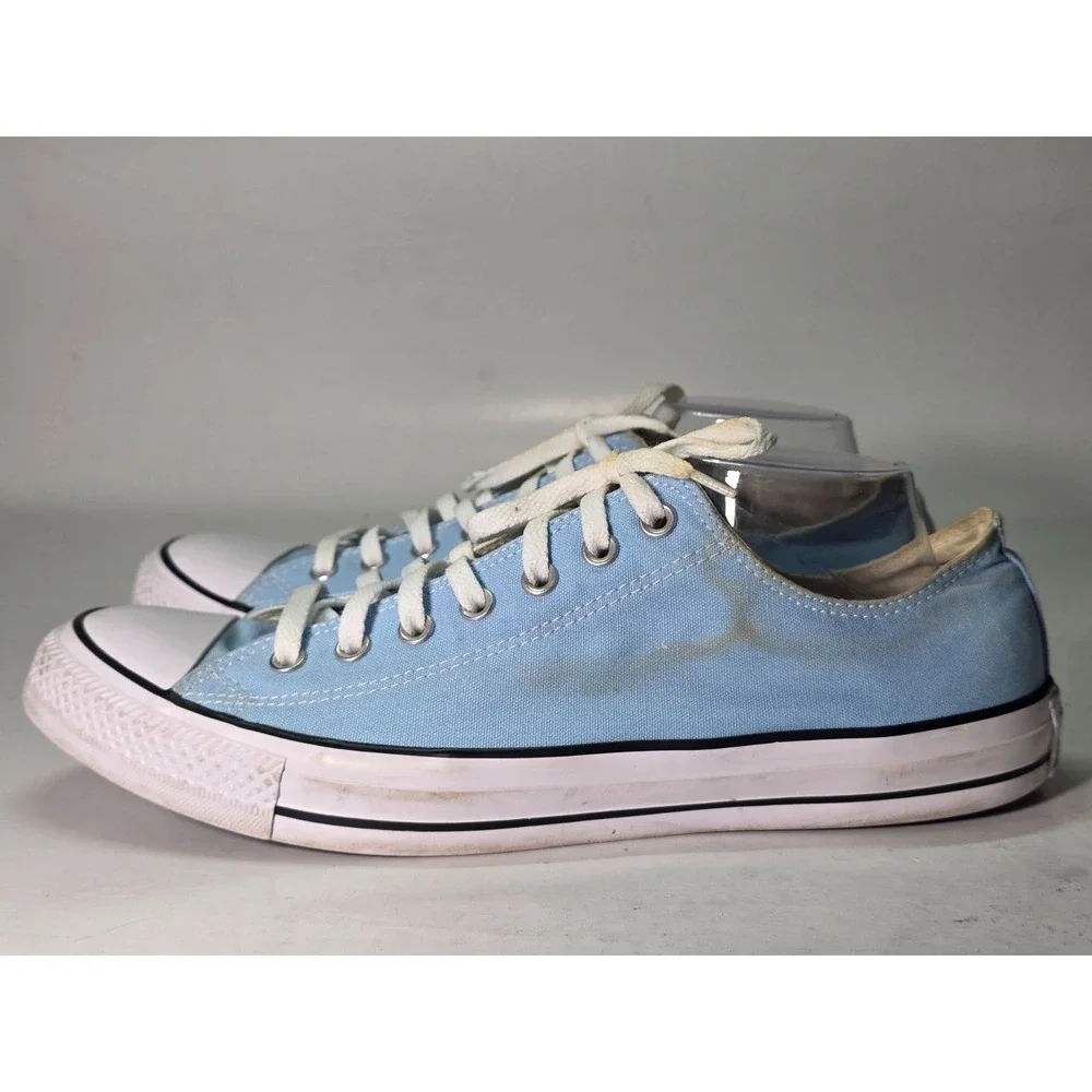 Converse All‎ Star Men's Sneakers Size 13 Women's Size 15 Blue Canvas Shoes - Picture 9 of 15